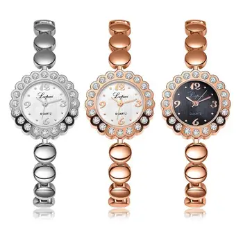

Lvpai Fashion Alloy Steel Strip Women Bracelet Watch Exquisite Small Dial Clock Quartz WristWatch Gift