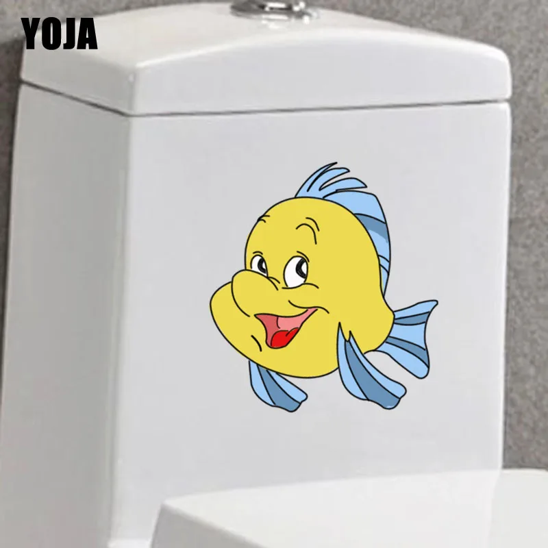 Творческая мультяшная рыба YOJA 21 6*24 см детская комната Декор для дома настенная