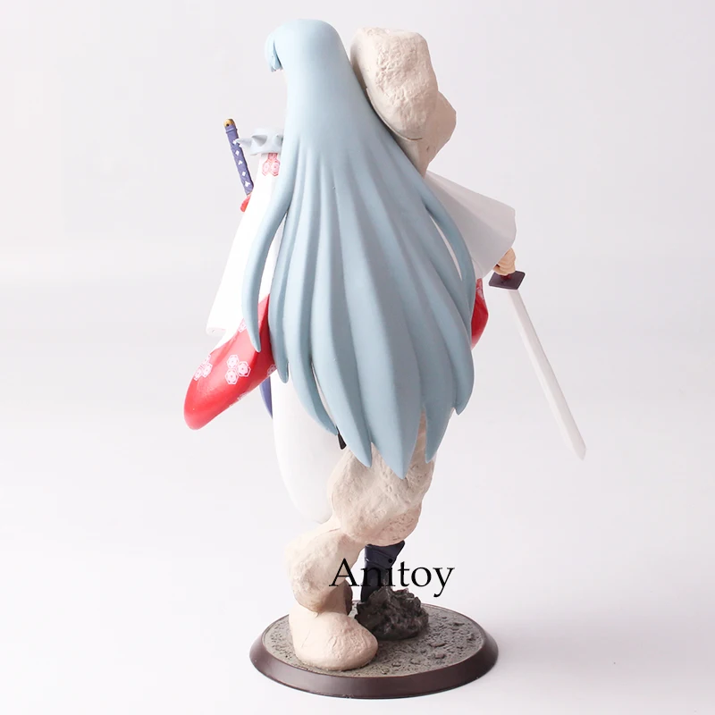 Аниме InuYasha Sesshoumaru First Ver. Окрашенная ПВХ фигурка Коллекционная модель игрушки 22 см