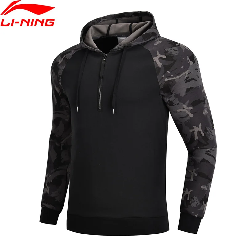 

(Clearance Sale)Li-Ning Men The Trend Hoodie Regular Fit 66%Cotton 34%Polyester LiNing Sport Sweater Hooded Coat AWDN885 MWW1479