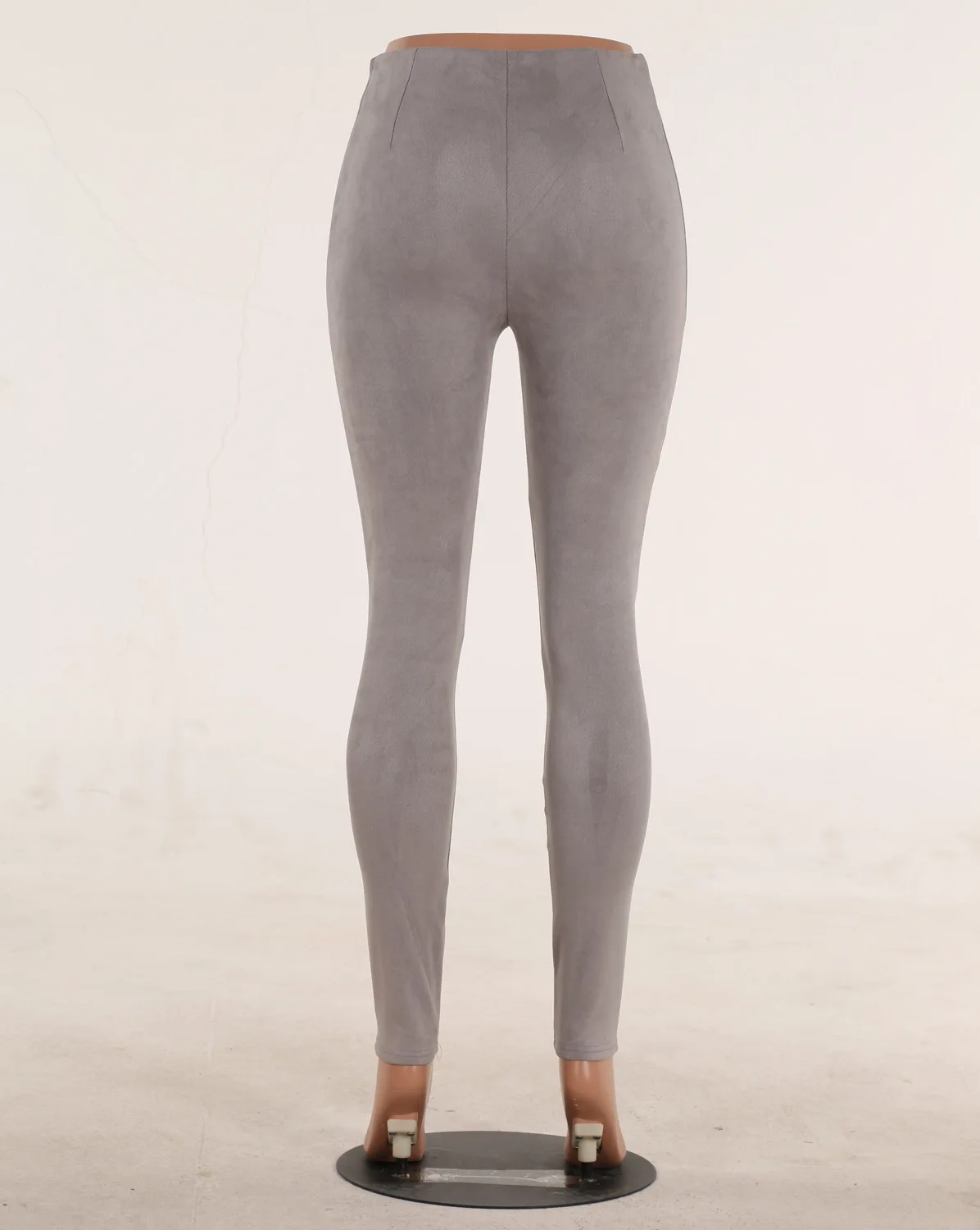 6 цветов, модные женские узкие брюки, Стрейчевые повседневные обтягивающие удобные брюки из искусственной замши, брюки с высокой талией, леггинсы, YF824