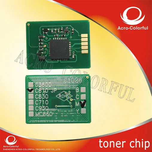 

Japan version toner cartridge chip compatible  for oki MC 852dn Laser printer chip