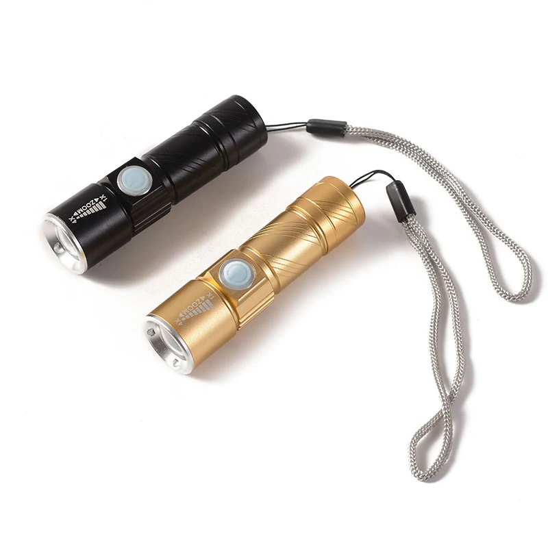 youe shone Portable Mini USB Rechargeable LED Flashlight usb Light Bike