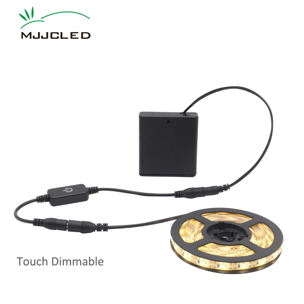 dimmable led light battery powered dc 5v led tape dimmable led tape light