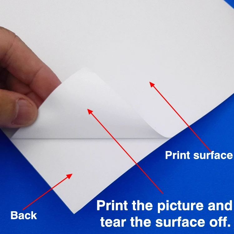 Сублимационная бумага и термопереводная бумага темная или светильник для одежды A4 хлопковая футболка полиэстер ткань керамика струйный принтер бумага