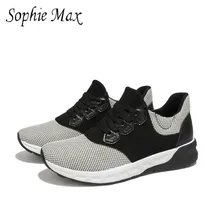 Софи Макс Осенняя спортивная обувь для бега черная Подростковая Мужская Студенческая обувь 900024