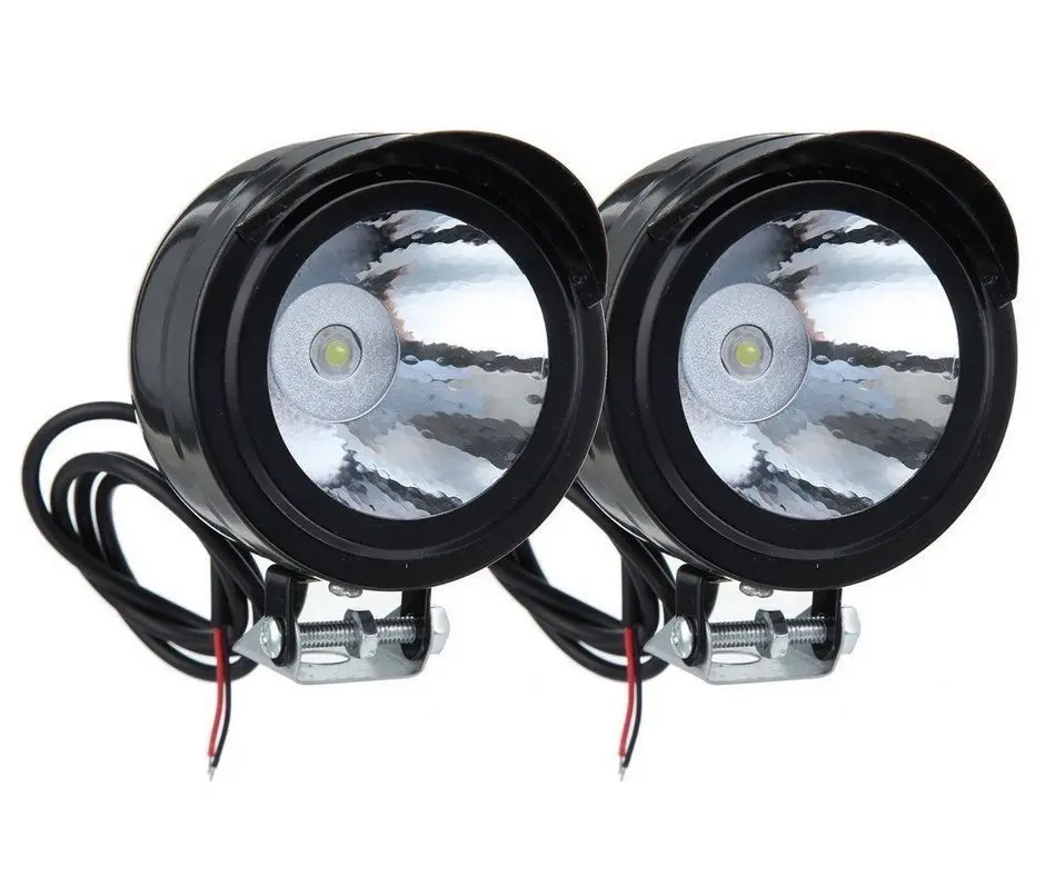 2 Pcs Electric Bike Motorcycle Led Headlight Work Light