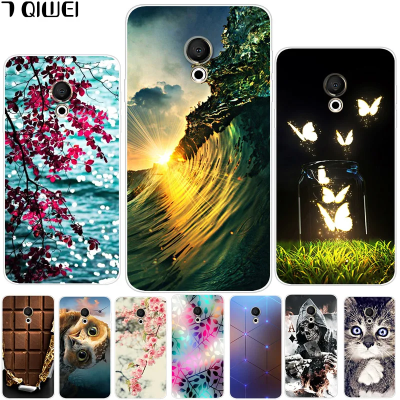 

5.46'' For Meizu 15 Lite Case 15Lite Silicone Soft Back Cover For Funda Meizu 15 Lite M15 Case M871Q M871H TPU Painting Coque