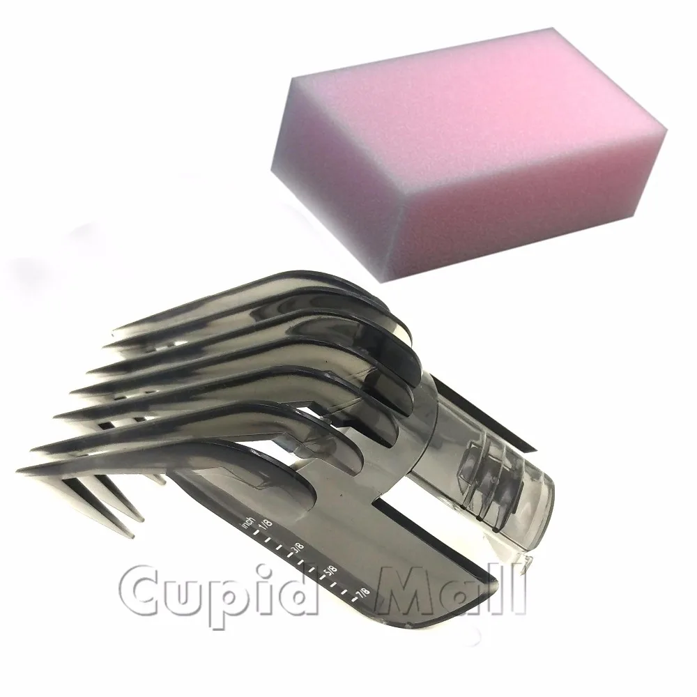 3 шт./компл. расческа для стрижки волос + триммер губка philips QC5125 QC5130 QC5135 QC5105 QC5115 QC5155