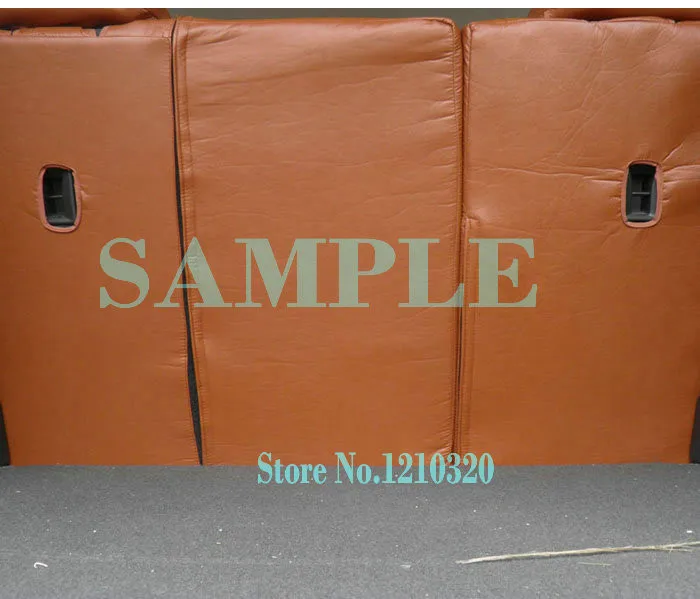Grid pattern PU leather car covers  (1)