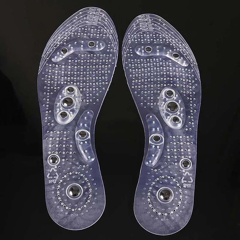 Уход за ногами Магнитная терапия гель для обуви здоровье стельки уход 1 пара для мужчин удобные подушечки для расслабления ног