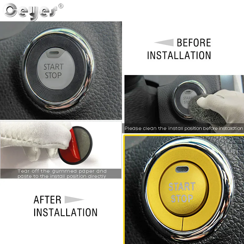 Car Start Engine Button Key Ring for NISSAN (33)