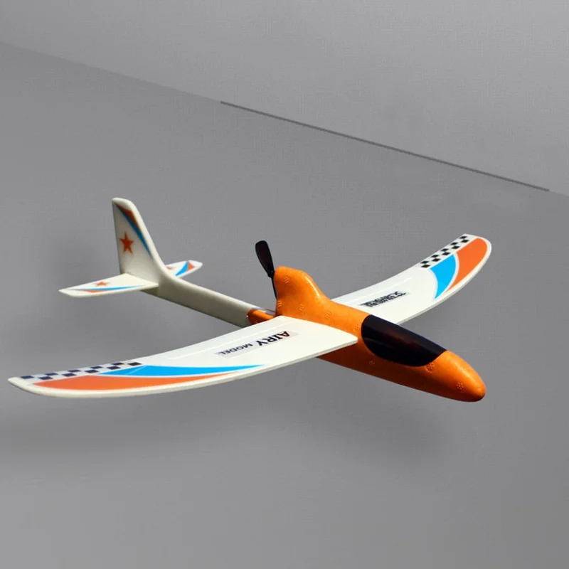 Модель самолета комплект DIY планер игрушка самолеты электрический Rc самолет для детей подарок крыло Летающая Модель Самолеты пена ручной метательный самолет