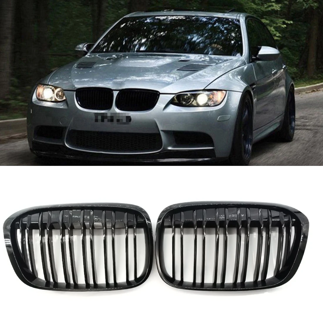 /M цвет матовый черный передний бампер решетка для BMW E83 X3 LCI 07-10 подтяжку лица GZ. A XK