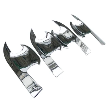 

HIGH FLYING Outer Side Door Handle Bowls Cover Trim Decoration 4pcs ABS Chrome For Volvo XC60 2018