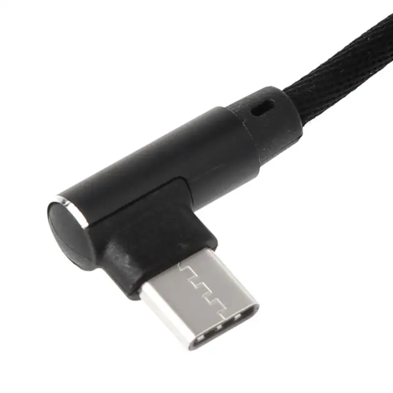 Кабель передачи данных QUWIND 90 градусов 8pin Type C Micro Usb двусторонний 1 м для iPhone 6 7 8 X