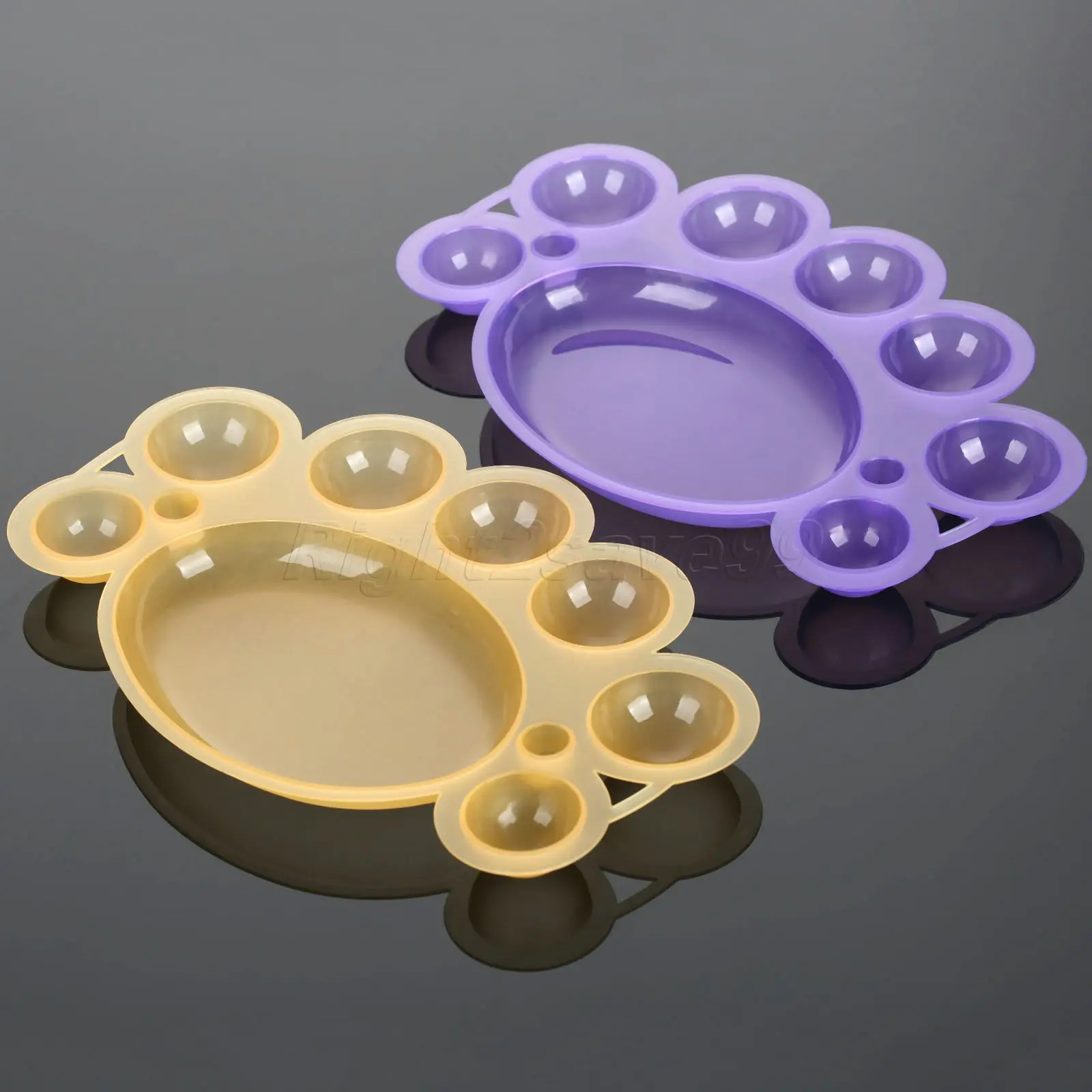 2017 Nail Art Palette Dappen Dish For Acrylic Liquid Glitter Painting