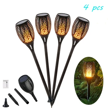

IP65 Solar Flame Flickering Lawn Lamp Led Dancing Flame Light Solar Outdoor Waterproof Garden Decor Lamp Solar Garden Light