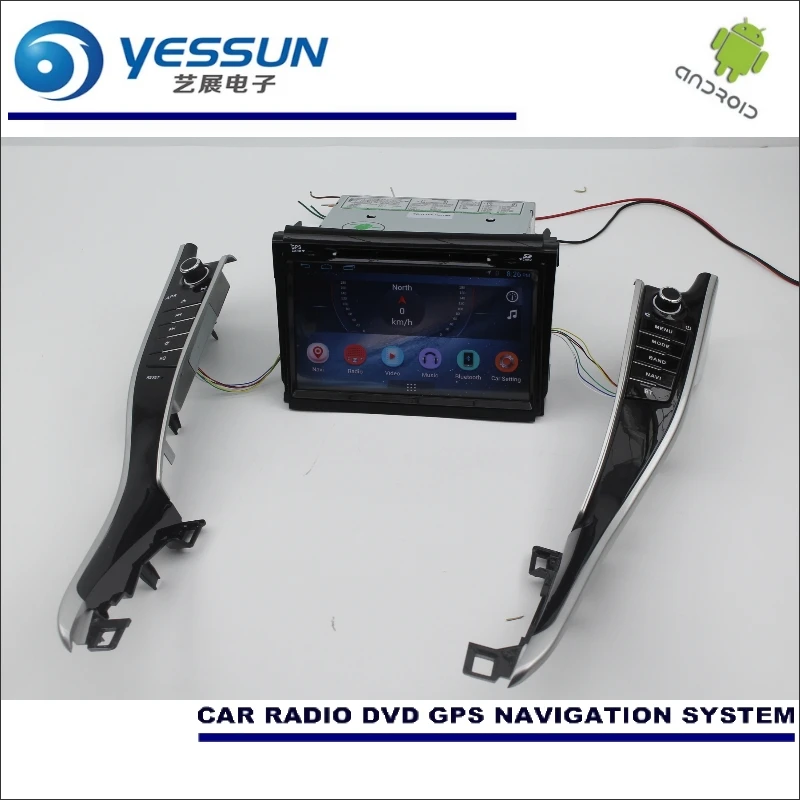 Best YESSUN For Toyota Harrier XU60 2013~2017 Car Android Radio TPMS CD DVD Player TV GPS Navigation Audio Video Multimedia 1
