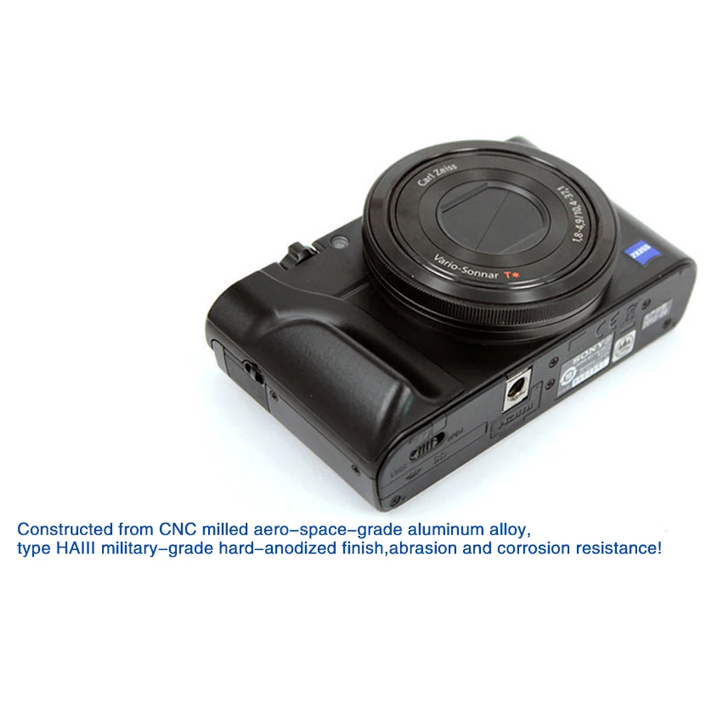 Металлические крепления сцепление (Алюминий черный) для SONY DSC-RX100 V M5 IV M4 III M3 II M2 или
