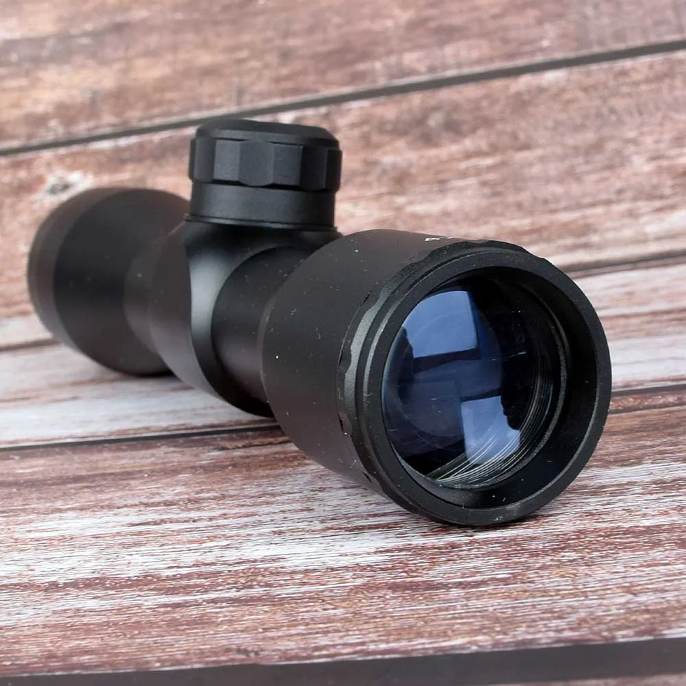 Escopos com 20mm Novo Tático Rifle Óptica Sniper Scope Riflescopes Compactos Caça - 11mm Ferroviário Monta 4x32 ar 6 Cheap Lunetas Riflescopes
