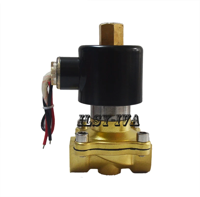 2W Normally open solenoid valve(NO),12V,24V,220V brass 1/2"2" solenoid