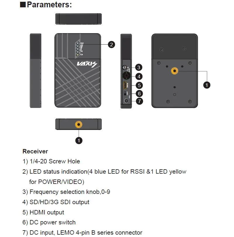 Беспроводная Высокая четкость 500ft SDI HDMI система передачи 3g 1080P Беспроводная аудио/видео камера HD передатчик приемник 150 м