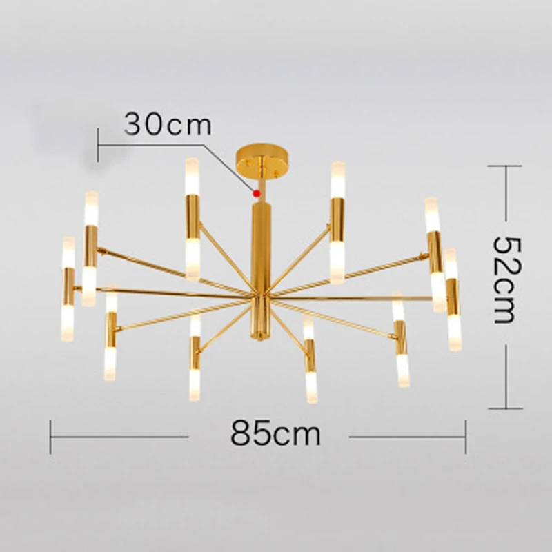 SGROW акрил 20 головок филиал подвесные светильники светодио дный промышленные светодиодные светильники для гостиной спальни столовой