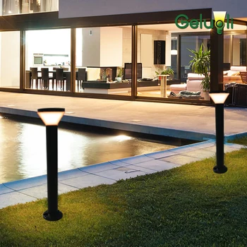 

IP65 Concrete Install Aluminum Outdoor Lighting Garden Plaza Bollard Lawn Light Landscaping Light 600MM Height