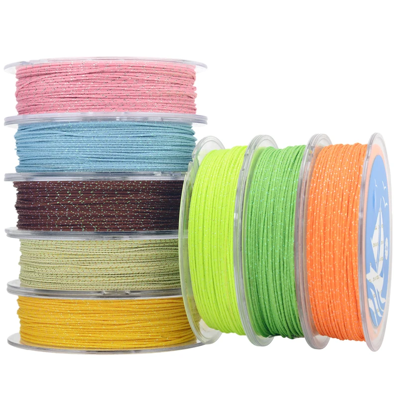 

ONAROLL Hand-woven Handrope Nylon Knitting Rope of Starlight 72 Flash Jade Line 0.8mm Handrope
