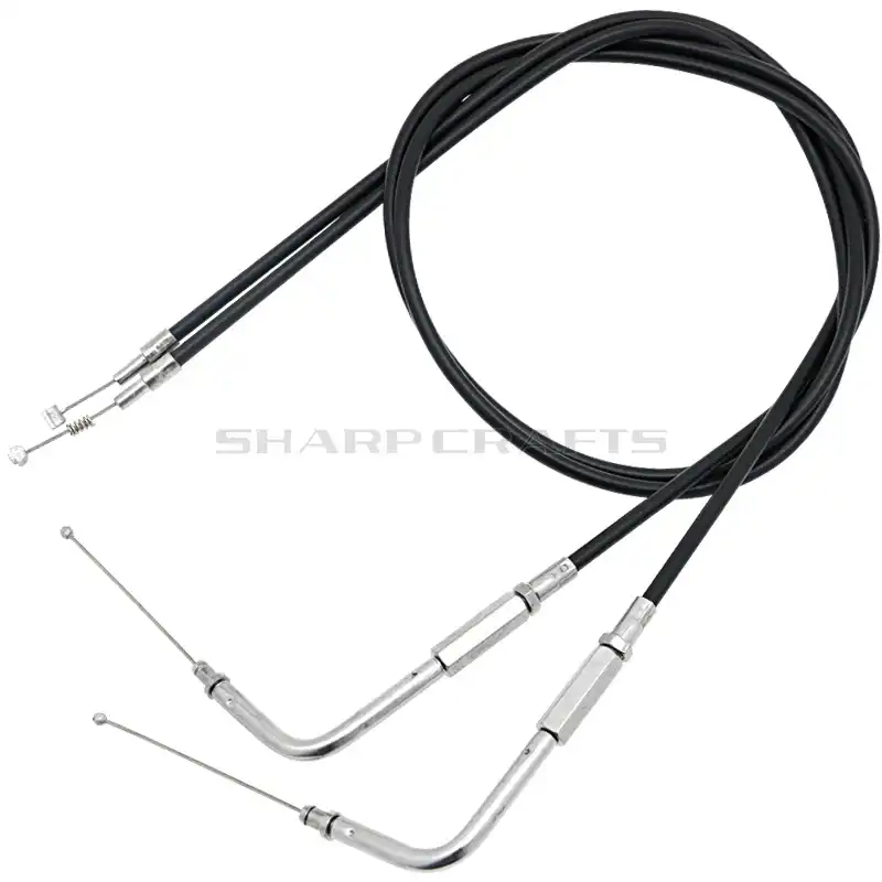 Modified Lengthened Extended Throttle Line Clutch Cable Wire For Harley Iron XL 883 1200 Dyna Softail Fat Boy Heritage Road King Clutch 180cm