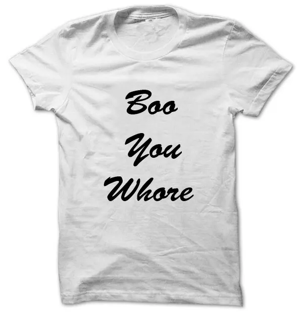 Футболка унисекс с надписью MEAN Boo You Who ** Girls T1802 | Женская одежда