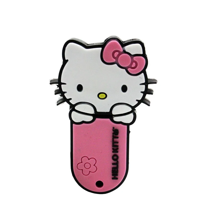 JASTER new kitty usb-флеш-накопитель Hello kitty Флэш-накопитель 64 ГБ 32 ГБ 4 ГБ 8 ГБ 16 ГБ мультфильм U диск флэш-карта kitty карта памяти подарок - Цвет: Pink