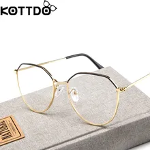 KOTTDO, новинка, металлические очки для чтения, оправа для мужчин, модные, плоские, зеркальные, очки для женщин, Ретро стиль, оправа для глаз, oculos de grau feminino
