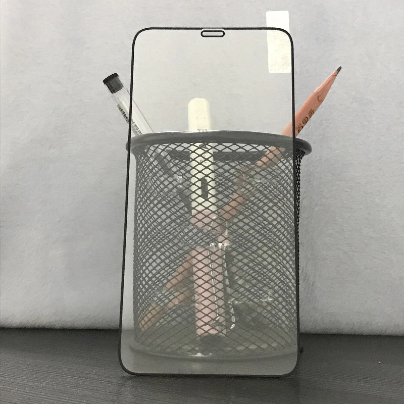 Закаленное стекло с полным покрытием для iPhone X XS Max 2018 защита экрана закаленная