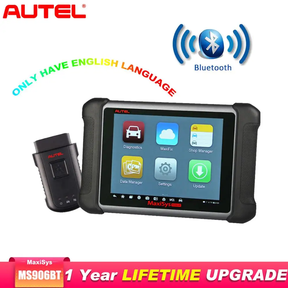 

Autel Maxisys MS906BT OBD2 Scanner Car Diagnostic tool Scaner Automotive Key Programmer Scanner Better than DS808launch x431