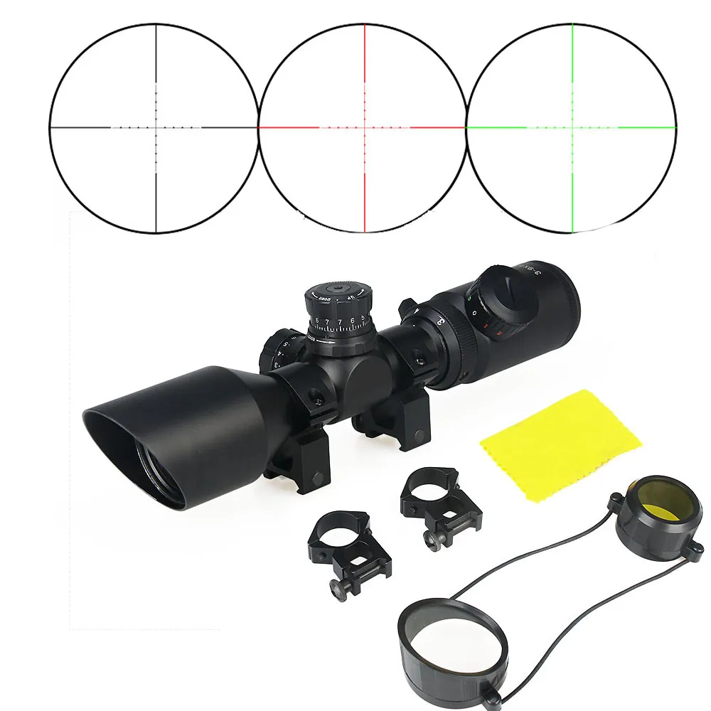 

PPT Tactical 3-9x42 Rifle Scope With Scope Mount For Hunting OS1-0275