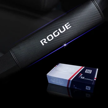 

For Nissan ROGUE Auto Reflective Safety belt Shoulder protection car-styling pad on the seat belt cover seatbelts