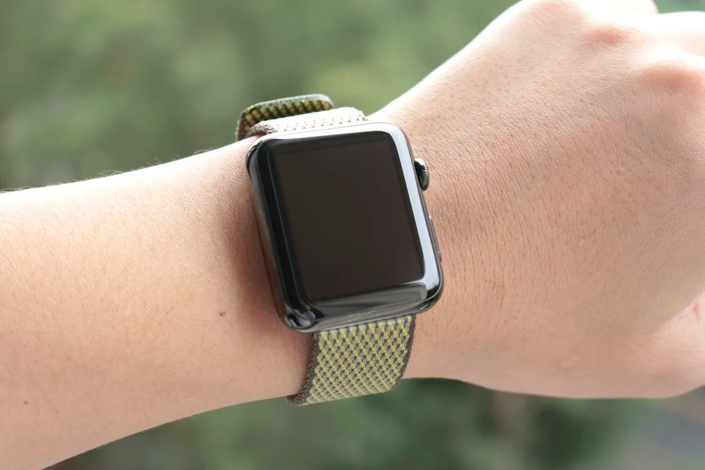 URVOI ремешок для Apple Watch series 5 4 3 2 1 тканая нейлоновая ткань-как на ощупь ремешок для iWatch new pride edition Классическая пряжка