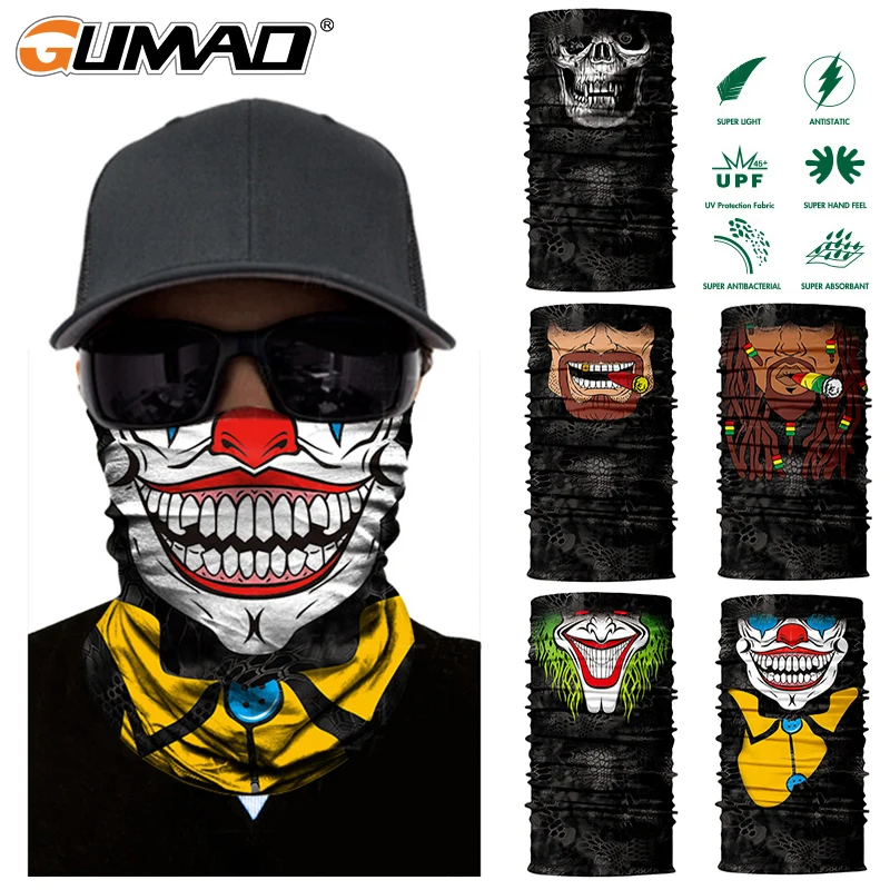 Magic Headwear Wrestling Outdoor Scarf Headbands Bandana Mask Neck Gaiter Head Wrap Mask Sweatband