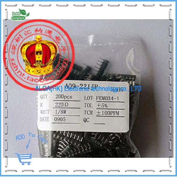 Бесплатная доставка. 220R 9 Pin DIP исключения 9 P 1/8 Вт 220 a09-221 9a221