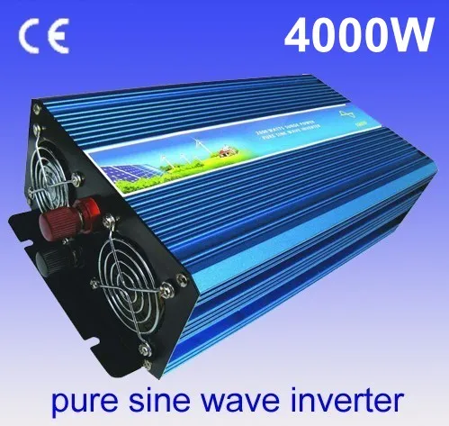 

Digital DISPLAY 4000W Peak 8000W Watt Pure Sine Wave Power Inverter Converter 12V DC to 220V AC