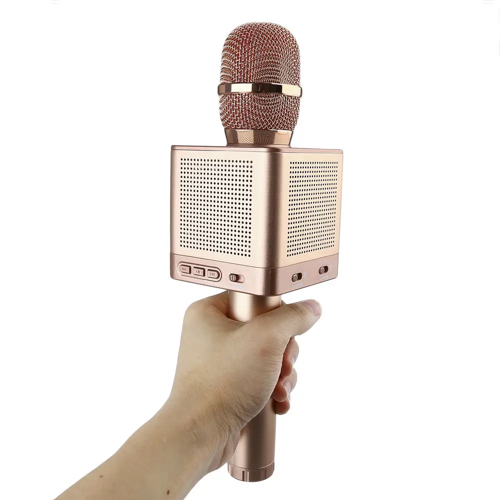 2pcs/lot MicGeek Q10S DSP Wireless Karaoke Microphone Stereo Bluetooth KTV Player Smartphone Microphone Speaker Voice Change Mic