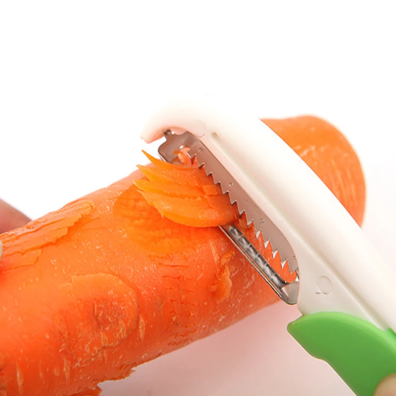 1pcs Vegetable Parer Stainless Steel Double Way Parer Julienne Cutter Slicer Fruit Turnip