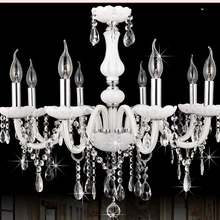 Европейский стиль гостиная Светодиодная лампа хрустальная люстра лампа простая современная спальня лампы Ресторан