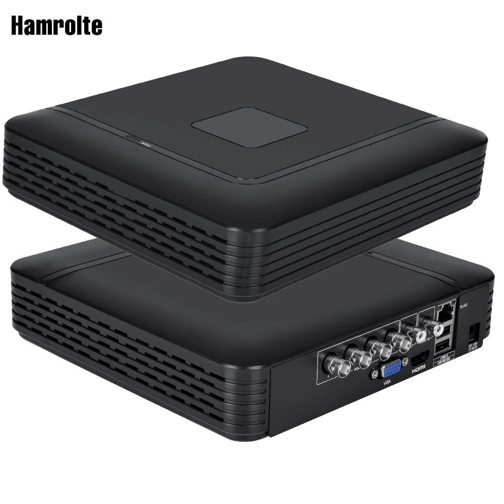 Hamrolte 4CH 1080N Домашняя безопасность DVR TVI. CVI. AHD-NH 5в1 гибридный цифровой видеорегистратор для AHD камеры, аналоговой камеры, ip-камеры