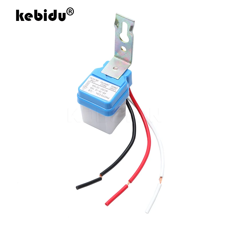 

Switch Automatic Auto On Off Photocell Light Switch DC AC 220V 110V 24V 12V 50-60Hz 10A Photo Control Photoswitch Sensor Switch