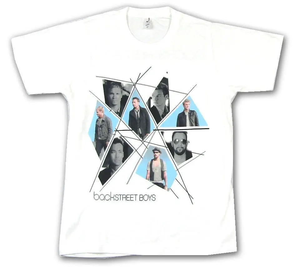 Backstreet мальчики-геометрический 2008 тур-белая легкая футболка новейшая 2019 Мода странные вещи Футболка мужская