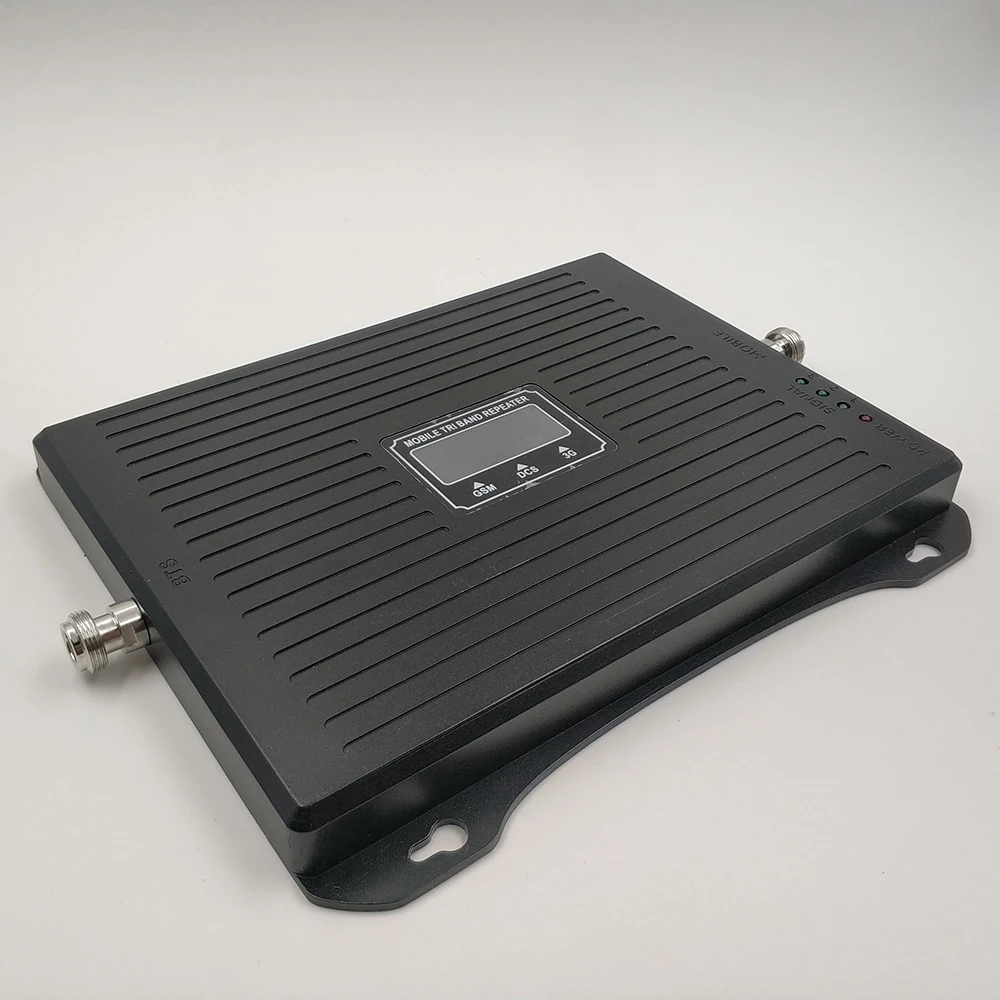 2G/3G/4G Celular Signal Booster Tri Band for GSM 900+DCS/LTE 1800+WCDMA 2100 Mhz Cell Phone Signal Repeater Amplifier 73dB Gain