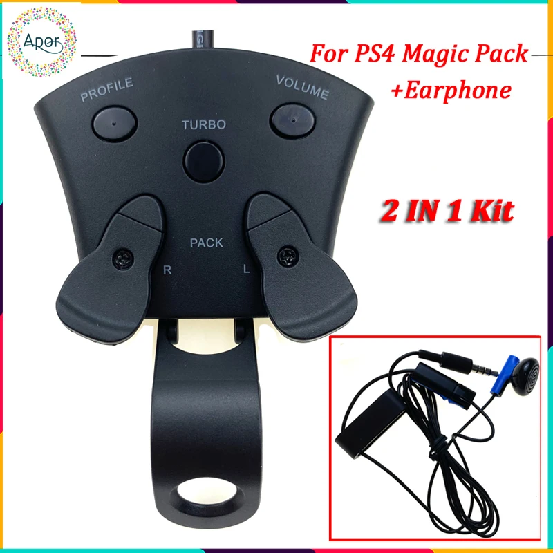 

For Mayflash MAGIC PACK Controller Encoder FPS Adapter with Mods & Paddles for PlayStation 4 PS4+Earphone